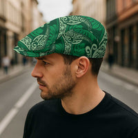 Forest Green Monstera Jeff Hat Polynesian Tribal Pattern LT01 - Polynesian Pride