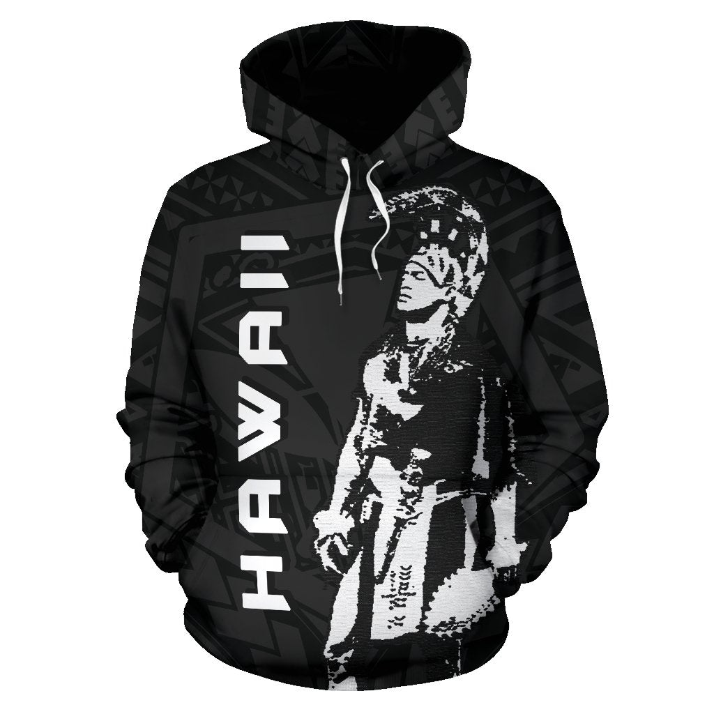 Hawaii Helmet Polynesian Kanaka Warrior Hoodie - Polynesian Pride