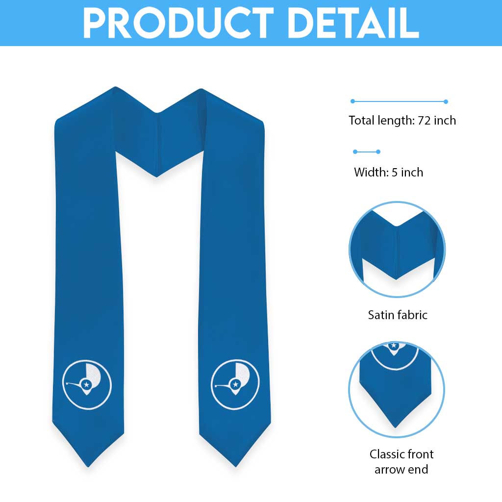 FSM Yap Graduation Stole Flag Style LT05 - Polynesian Pride