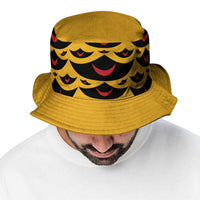 Hawaii Ahu Ula Inspired Bucket Hat Yellow Version