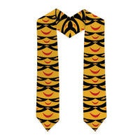 Hawaii Ahu Ula Inspired Graduation Stole Black Version LT05 - Polynesian Pride