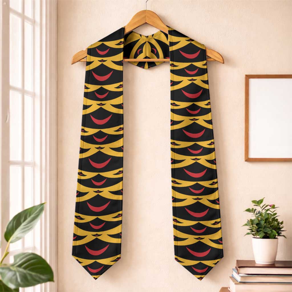 Hawaii Ahu Ula Inspired Graduation Stole Yellow Version LT05 One Size Yellow - Polynesian Pride