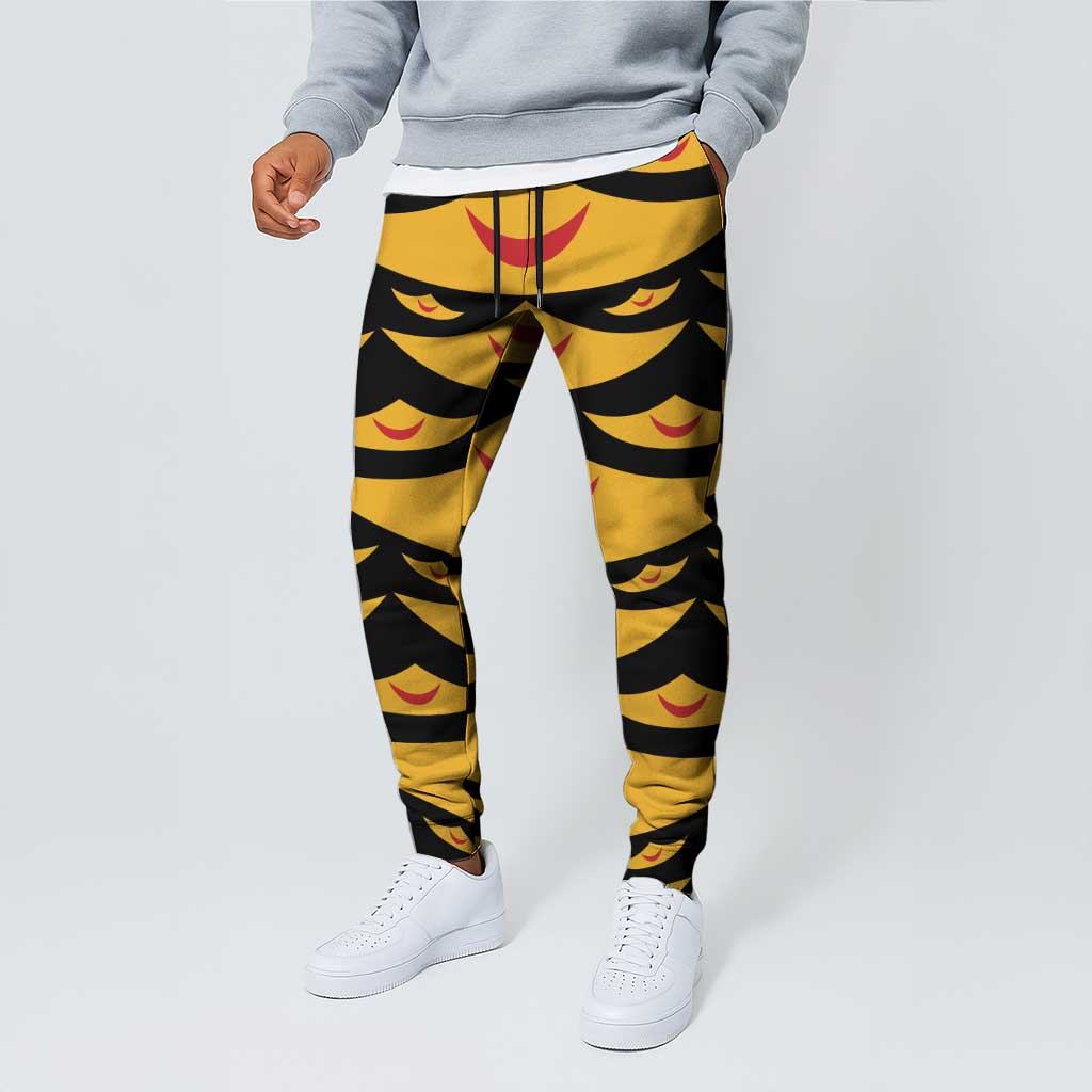 Hawaii Ahu Ula Inspired Jogger Pants Black Version LT05 - Polynesian Pride