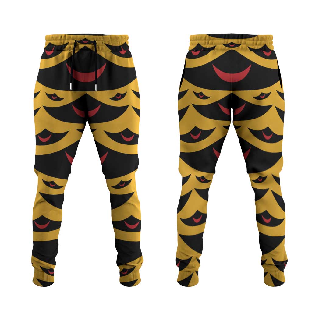Hawaii Ahu Ula Inspired Jogger Pants Yellow Version LT05 Yellow - Polynesian Pride