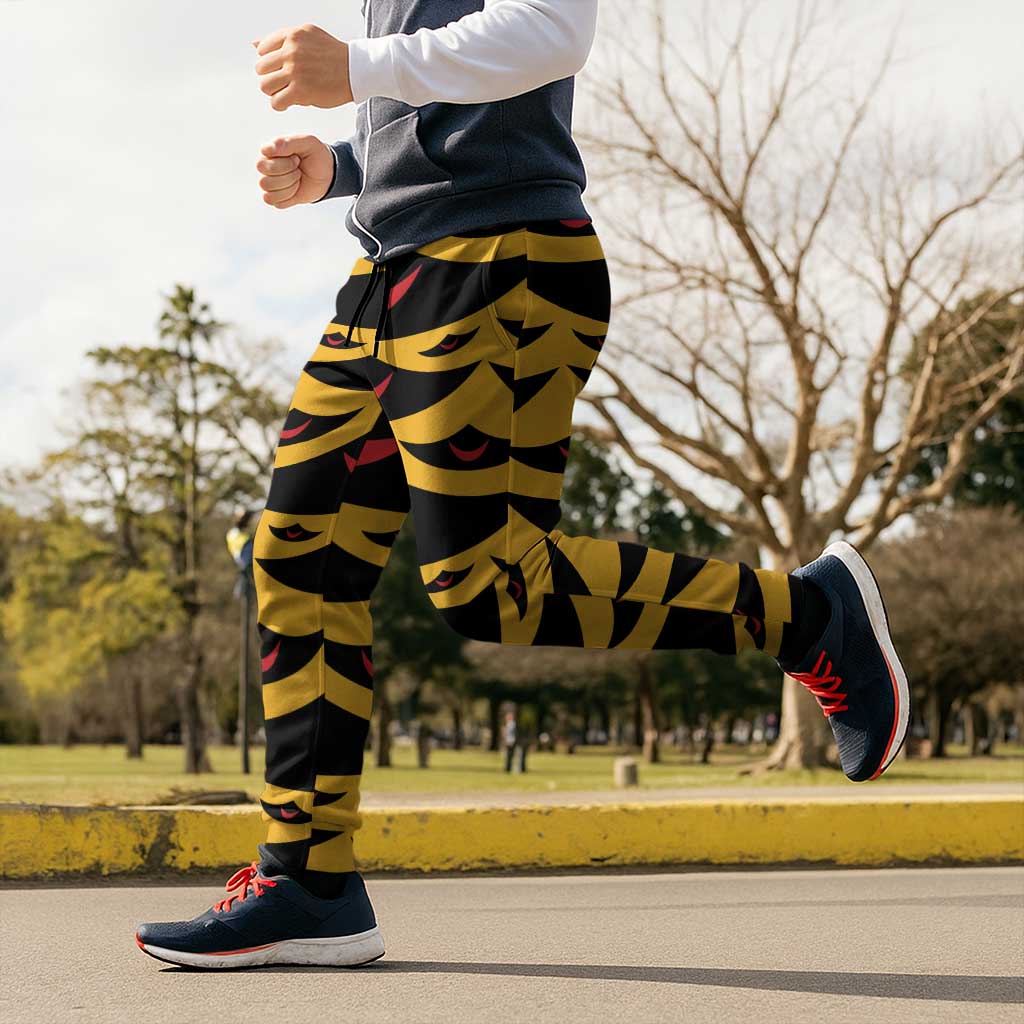 Hawaii Ahu Ula Inspired Jogger Pants Yellow Version LT05 - Polynesian Pride
