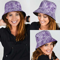 Hawaii Breadfruit Palaka Bucket Hat Poni Maile Lei LT9 - Polynesian Pride