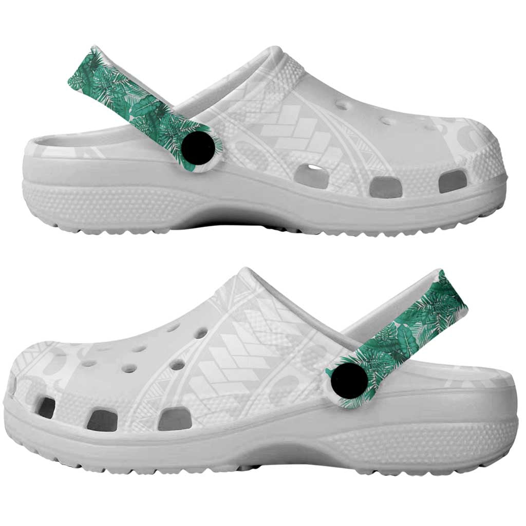 Hawaii Tropical Leaves Clogs Shoes Polynesian Pattern LT01 - Polynesian Pride
