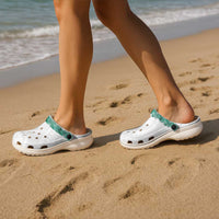 Hawaii Tropical Leaves Clogs Shoes Polynesian Pattern LT01 - Polynesian Pride