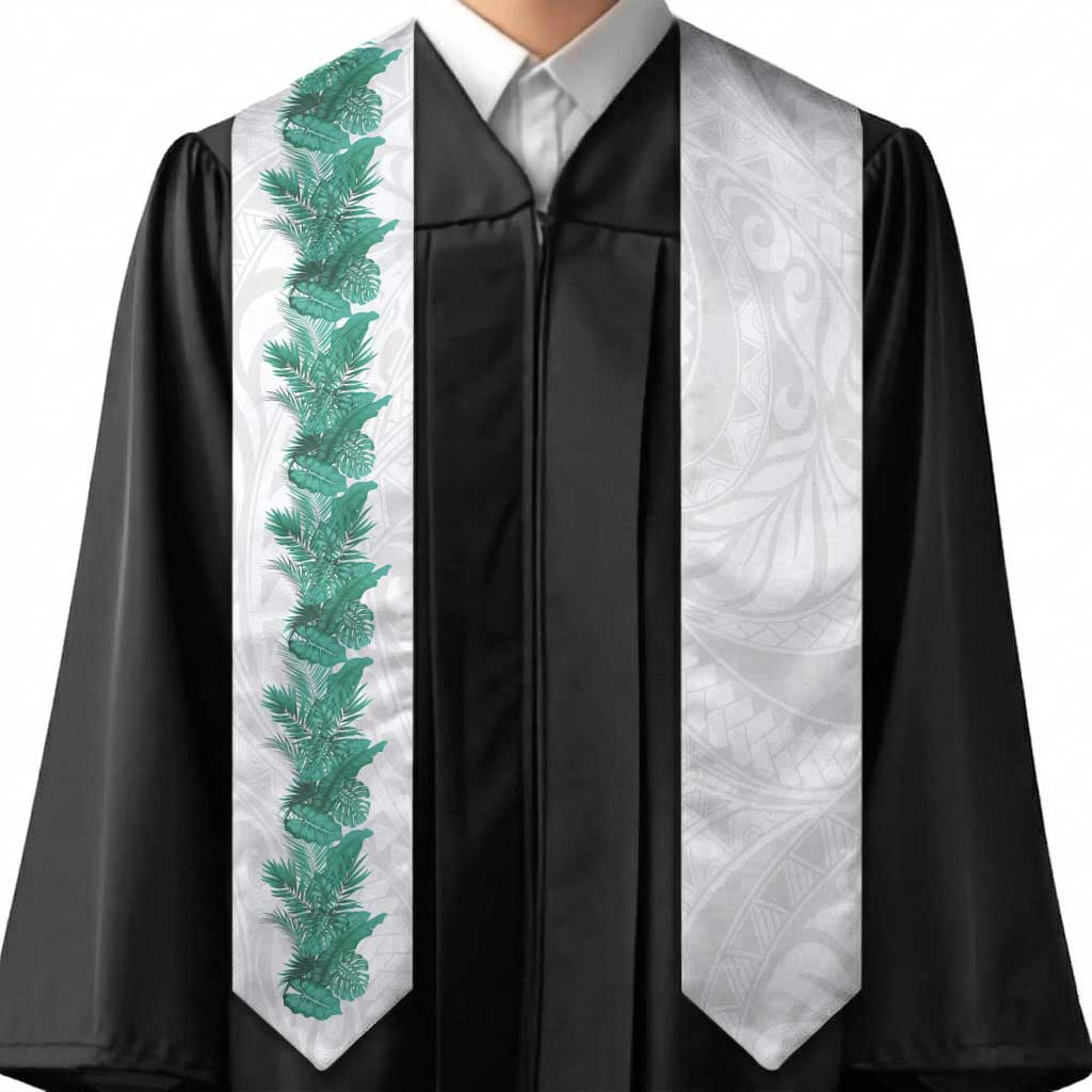 Hawaii Tropical Leaves Graduation Stole Polynesian Pattern LT01 - Polynesian Pride