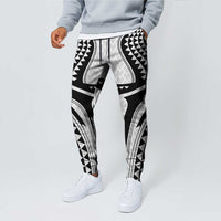 Hawaiian Kakau Art Tattoos Aquaman Style Jogger Pants White Version LT03 - Polynesian Pride