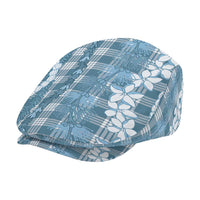 Hawaiian Ohia Lehua Lei Jeff Hat Plaid Palaka Uliuli Omaomao Pattern LT9 - Polynesian Pride