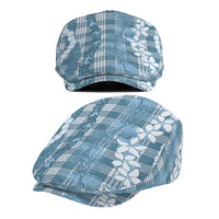 Hawaiian Ohia Lehua Lei Jeff Hat Plaid Palaka Uliuli Omaomao Pattern LT9 - Polynesian Pride