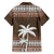 Fiji Hawaiian Shirt Custom Bula Fiji Masi Brown Patterns LT9