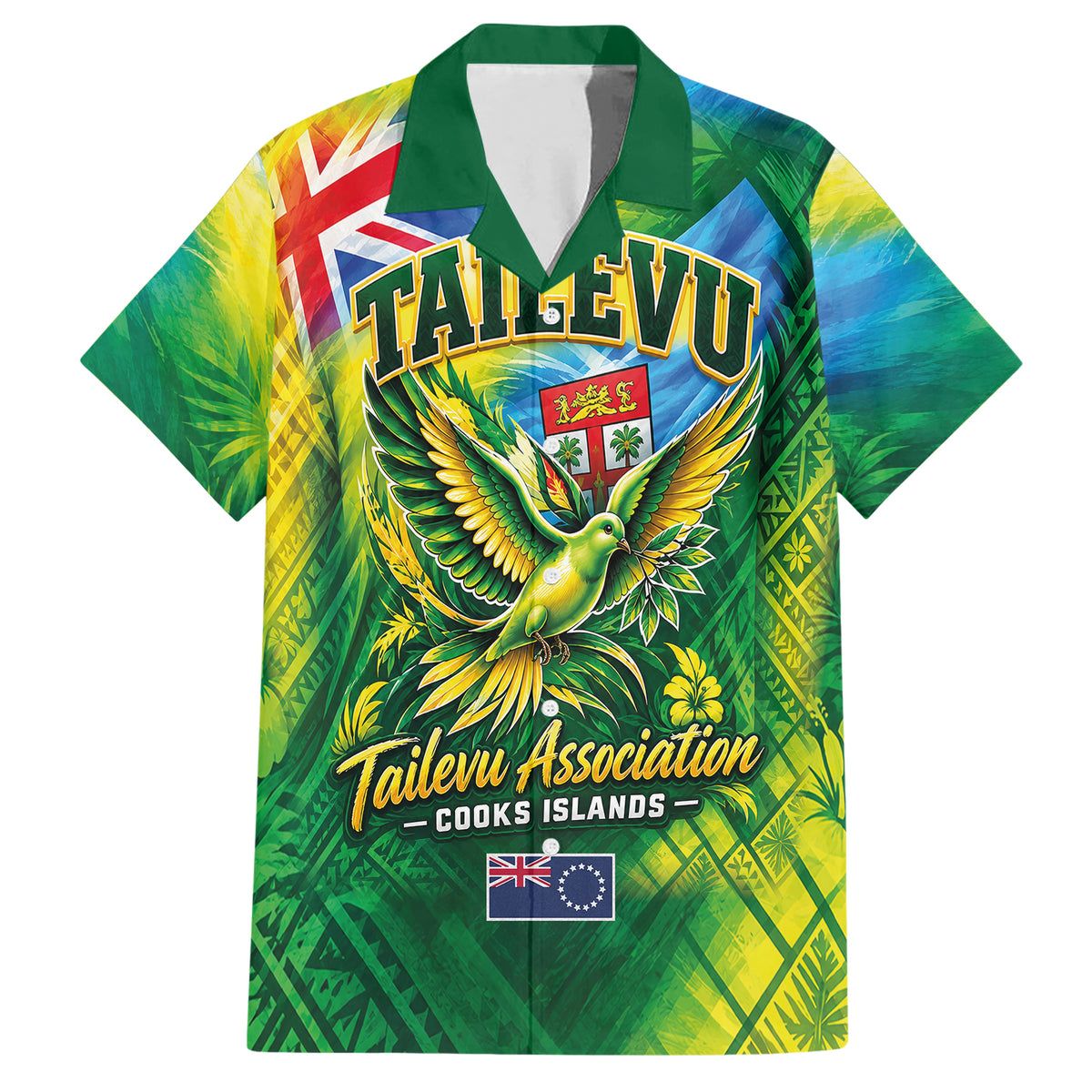 CUSTOMER REQUEST - ropatedr223 - 26/09/2026 - Hawaiian Shirt - LT03 Green - Polynesian Pride