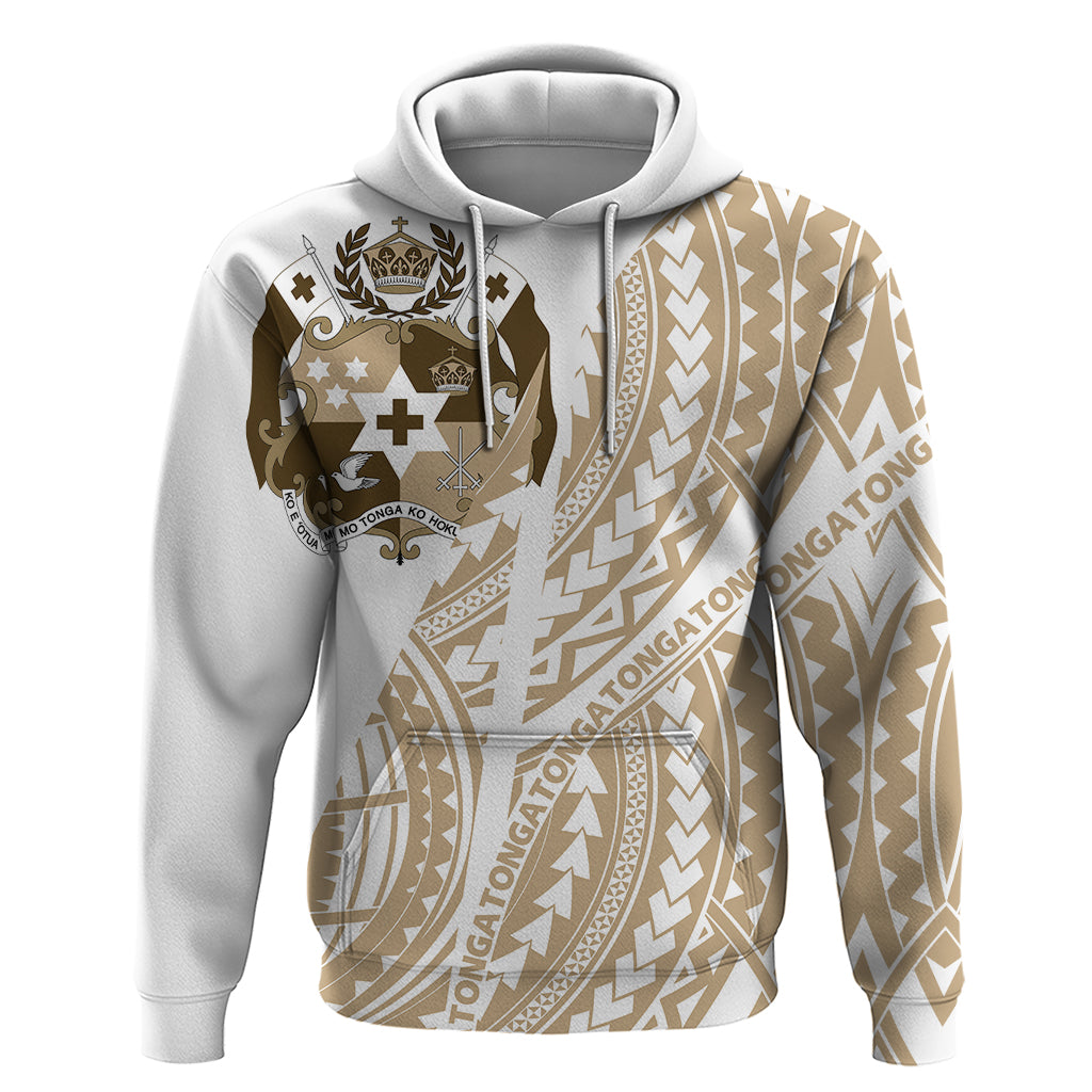 Tonga Hoodie Tonga Coat of Arms Parttern K2 - Polynesian Pride