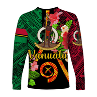 Vanuatu Long Sleeve Shirt Independence Be Proud Vanuatu Flag LT8 - Polynesian Pride