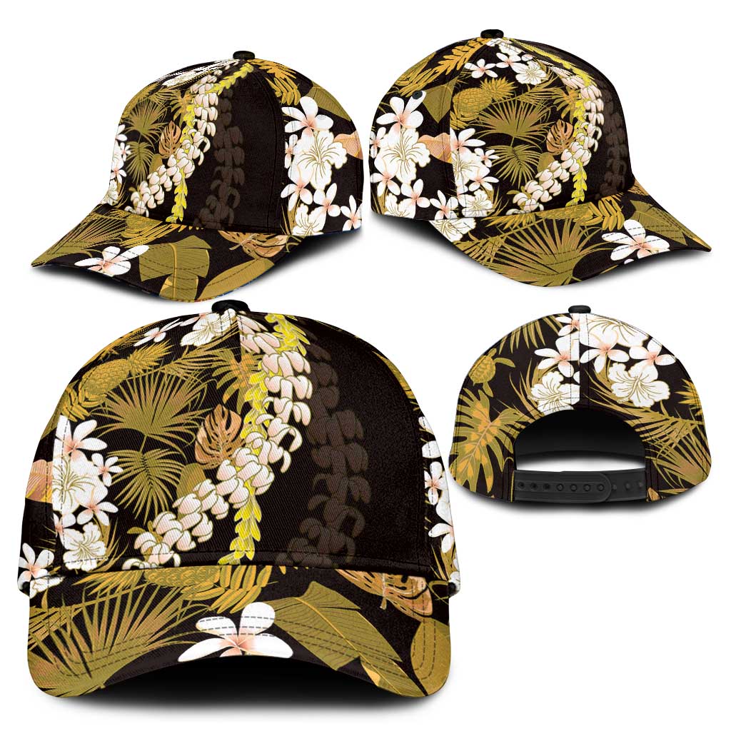 Kula Aloha Hawaii Lei Classic Cap Tropical Flowers Elegant Vibe LT14 - Polynesian Pride