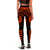 Kakau Hawaiian Polynesian Legging Orange LT6