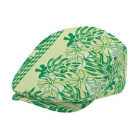 Lime Green Hibiscus Monstera Seamless Kakau Hawaii Jeff Hat