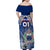 Custom Samoa Rugby Family Matching Off Shoulder Maxi Dress and Hawaiian Shirt Toa Samoa Myriad Patterns LT01 - Polynesian Pride