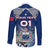 Custom Samoa Rugby Long Sleeve Button Shirt Toa Samoa Myriad Patterns LT01 - Polynesian Pride