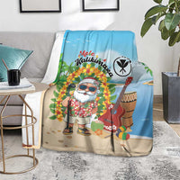 Hawaii Golf Christmas Blanket Mele Kalikimaka Funny Golfer Santa LT01 - Polynesian Pride