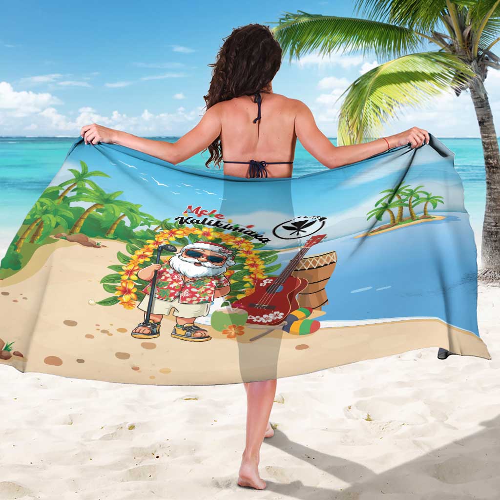 Hawaii Golf Christmas Sarong Mele Kalikimaka Funny Golfer Santa LT01 - Polynesian Pride