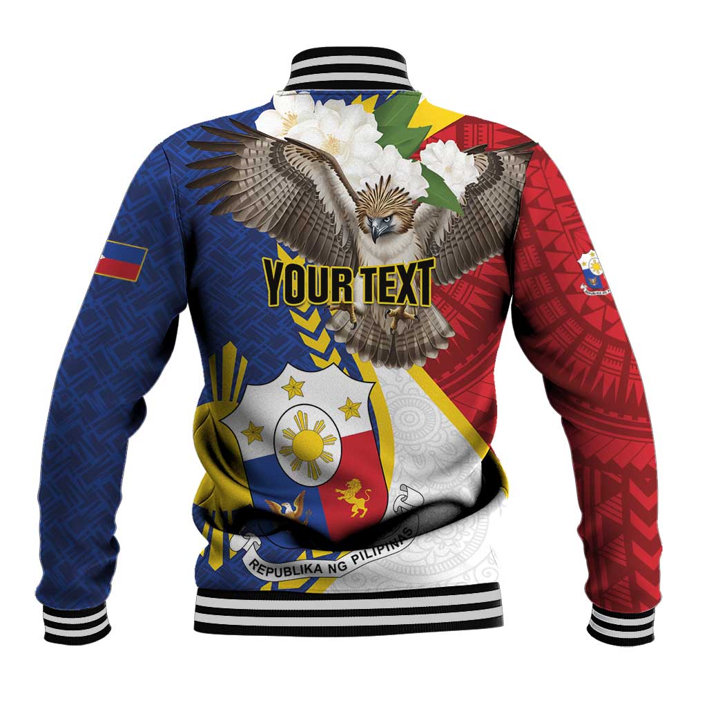 Personalized Philippines Baseball Jacket Filipino Araw ng Kalayaan LT01 - Polynesian Pride