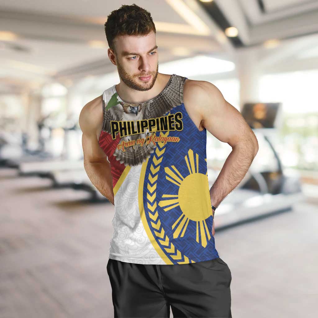 Personalized Philippines Men Tank Top Filipino Araw ng Kalayaan LT01 Multicolor - Polynesian Pride