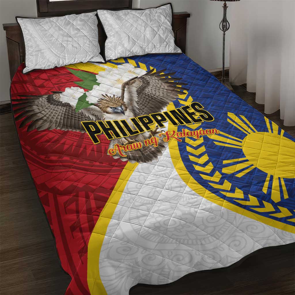 Philippines Quilt Bed Set Filipino Araw ng Kalayaan LT01 Multicolor - Polynesian Pride