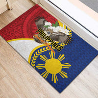 Philippines Rubber Doormat Filipino Araw ng Kalayaan LT01 - Polynesian Pride