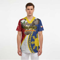 Personalized Philippines Scrub Top Filipino Araw ng Kalayaan LT01 - Polynesian Pride