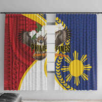 Philippines Window Curtain Filipino Araw ng Kalayaan LT01 With Hooks Multicolor - Polynesian Pride
