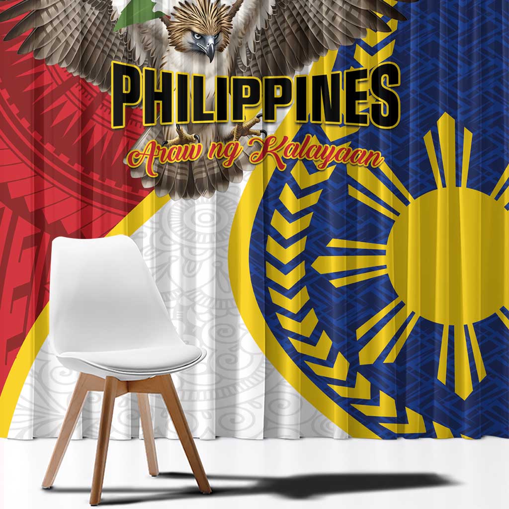 Philippines Window Curtain Filipino Araw ng Kalayaan LT01 - Polynesian Pride