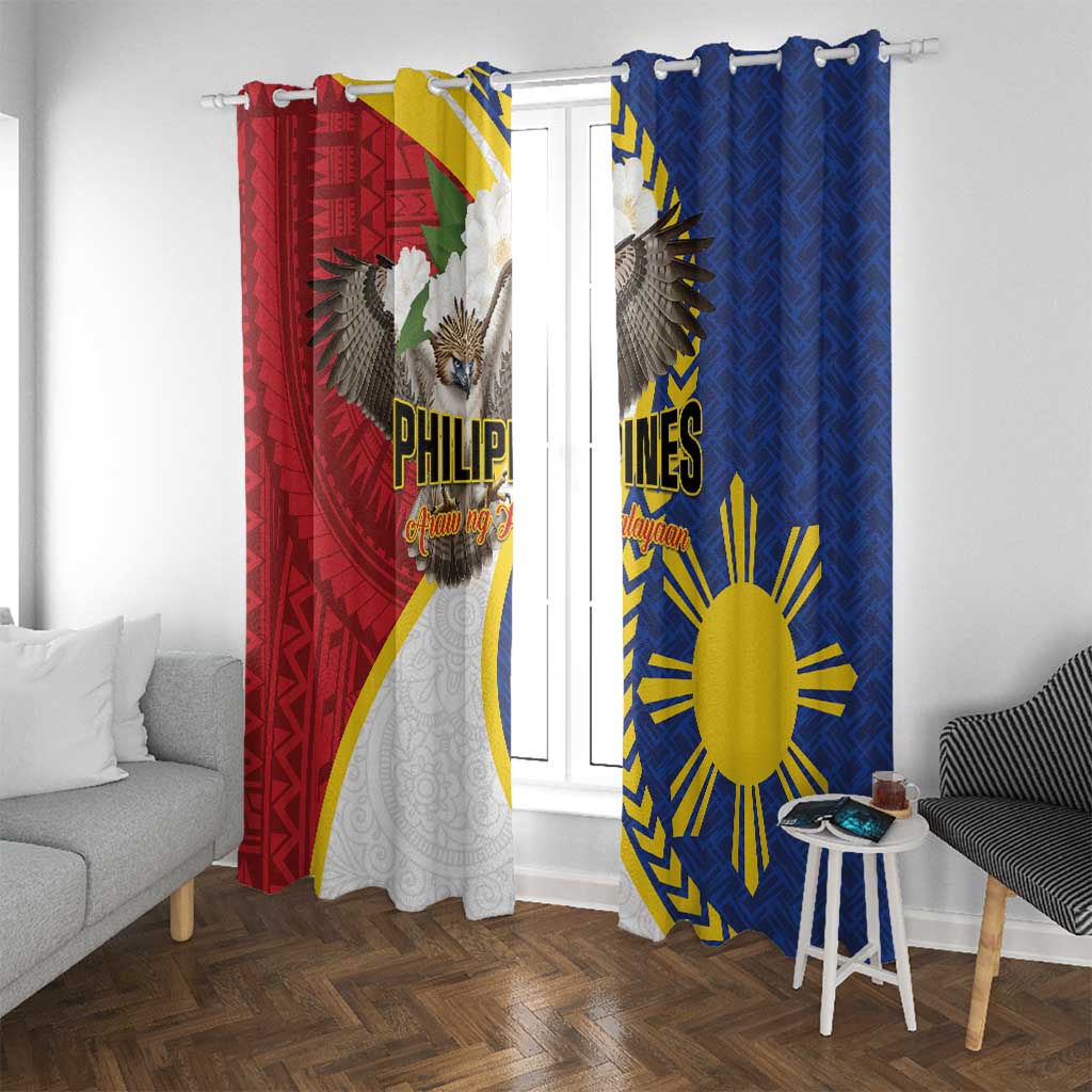 Philippines Window Curtain Filipino Araw ng Kalayaan LT01 With Grommets Multicolor - Polynesian Pride