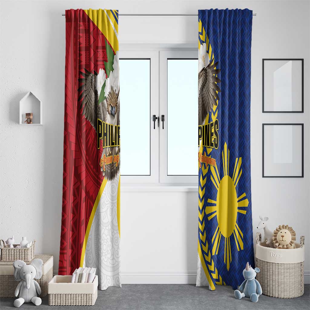 Philippines Window Curtain Filipino Araw ng Kalayaan LT01 - Polynesian Pride