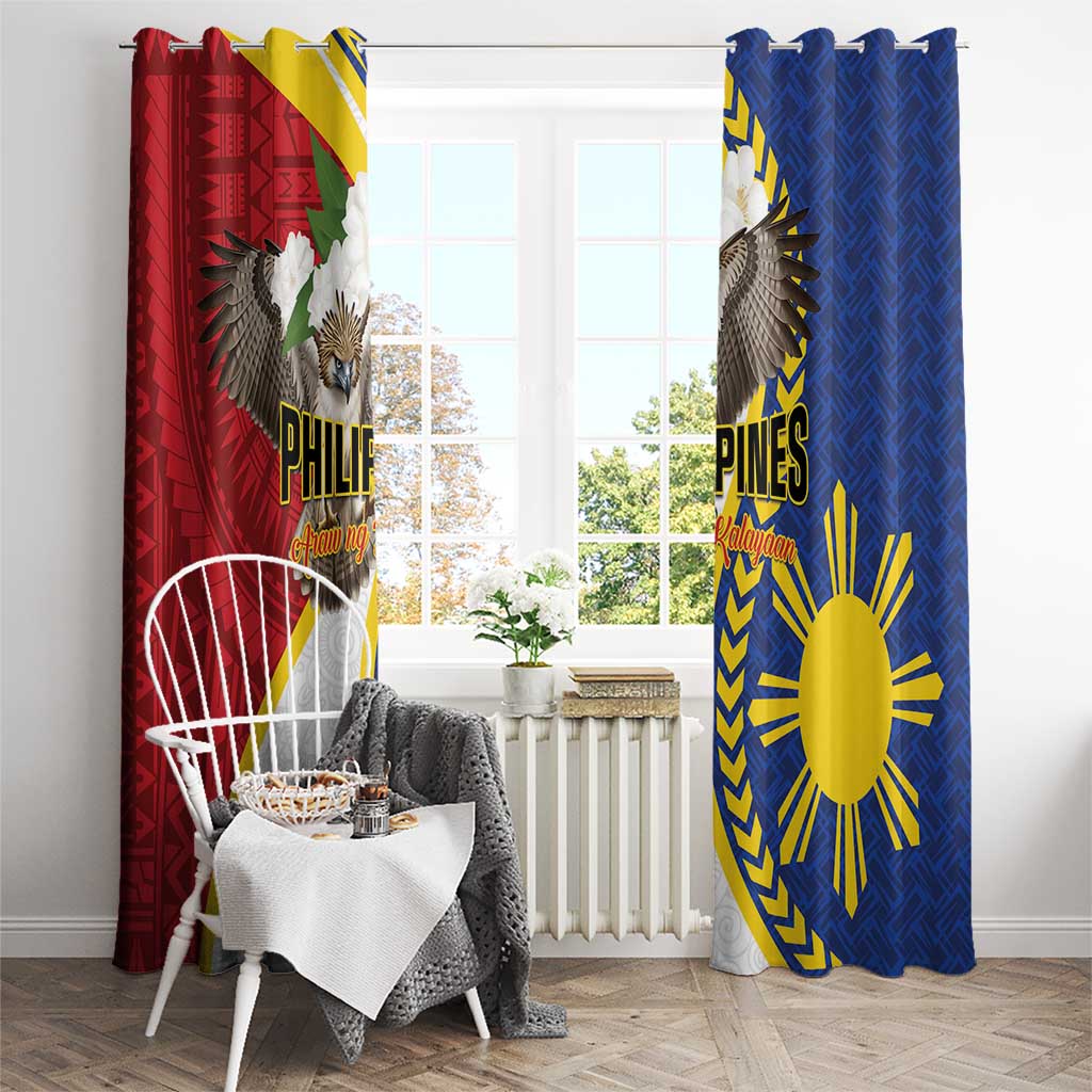 Philippines Window Curtain Filipino Araw ng Kalayaan LT01 - Polynesian Pride
