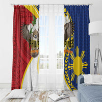 Philippines Window Curtain Filipino Araw ng Kalayaan LT01 - Polynesian Pride