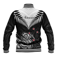 New Zealand Baseball Jacket Aotearoa Maori Kiwi Black Fern LT01 - Polynesian Pride