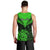 Personalised New Zealand Men Tank Top Aotearoa Maori Kiwi Green Fern LT01 - Polynesian Pride