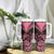 Aotearoa Tumbler With Handle Maori Kiwi Pink Fern