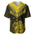 Personalised Aotearoa Baseball Jersey Maori Kiwi Yellow Fern LT01 Yellow - Polynesian Pride