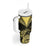 Aotearoa Tumbler With Handle Maori Kiwi Yellow Fern