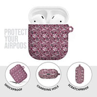 Hibiscus Bloom Island Tribal Waves AirPods Case Pink Polynesian Pattern LT01 - Polynesian Pride