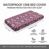 Hibiscus Bloom Island Tribal Waves Baby Bed Cover Pink Polynesian Pattern LT01 - Polynesian Pride