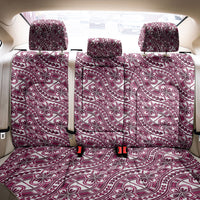 Hibiscus Bloom Island Tribal Waves Back Car Seat Cover Pink Polynesian Pattern LT01 - Polynesian Pride