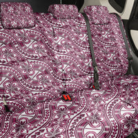 Hibiscus Bloom Island Tribal Waves Back Car Seat Cover Pink Polynesian Pattern LT01 - Polynesian Pride