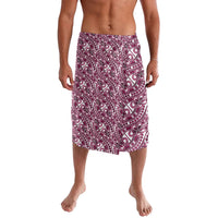 Hibiscus Bloom Island Tribal Waves Lavalava Pink Polynesian Pattern