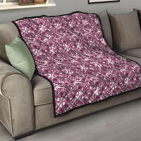 Hibiscus Bloom Island Tribal Waves Quilt Pink Polynesian Pattern LT01 - Polynesian Pride
