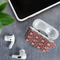 Hibiscus Bloom Island Tribal Waves AirPods Case Red Polynesian Pattern